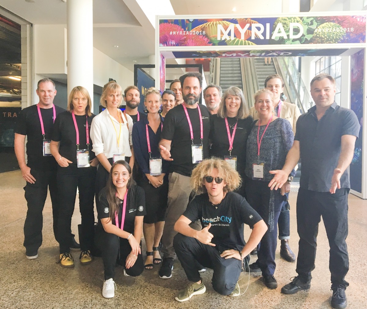 Sunshine Coast representatives at Myriad 2018